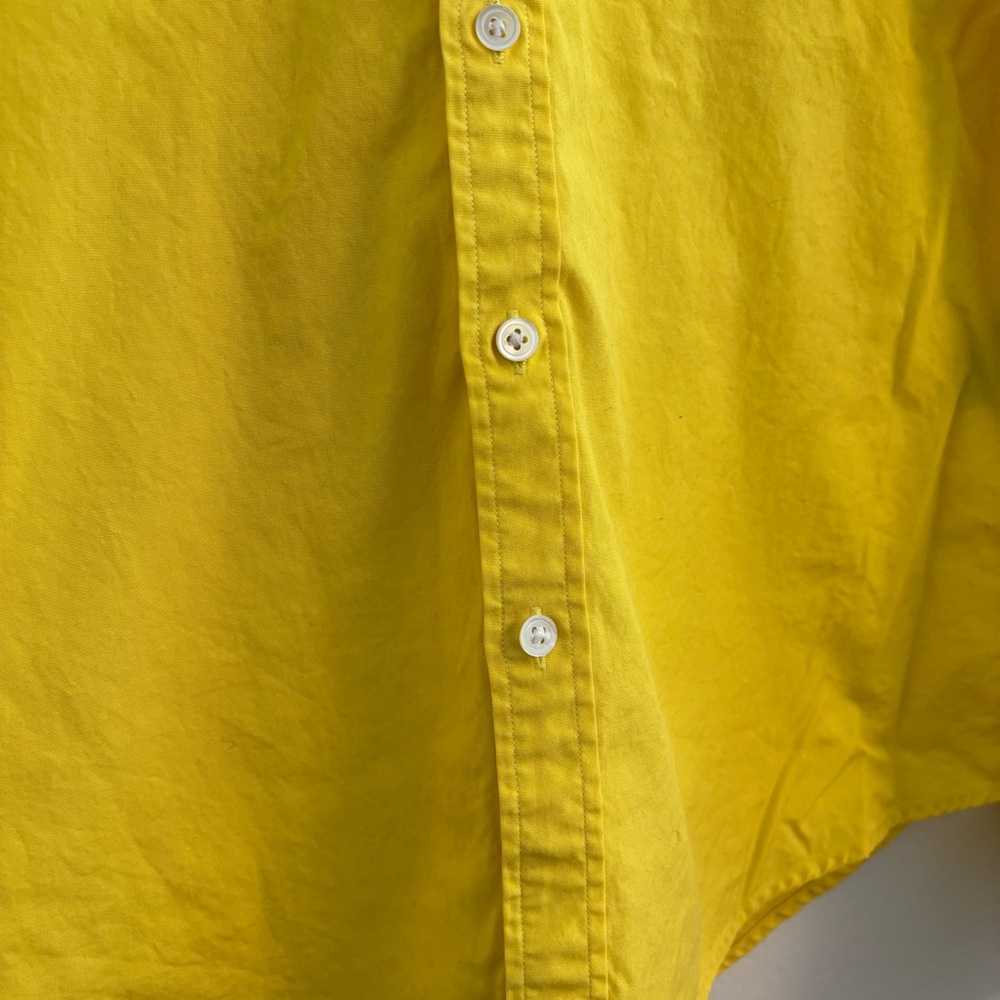 Ralph Lauren yellow button down Shirt - Picture 2 of 8